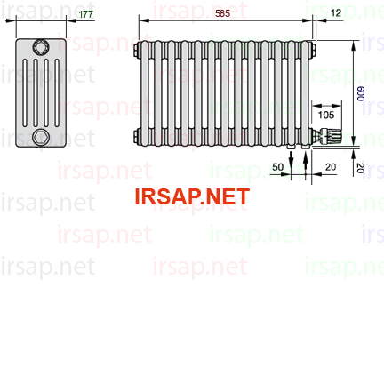 Радиатор IRSAP Tesi 50600/13 T26 CL 01